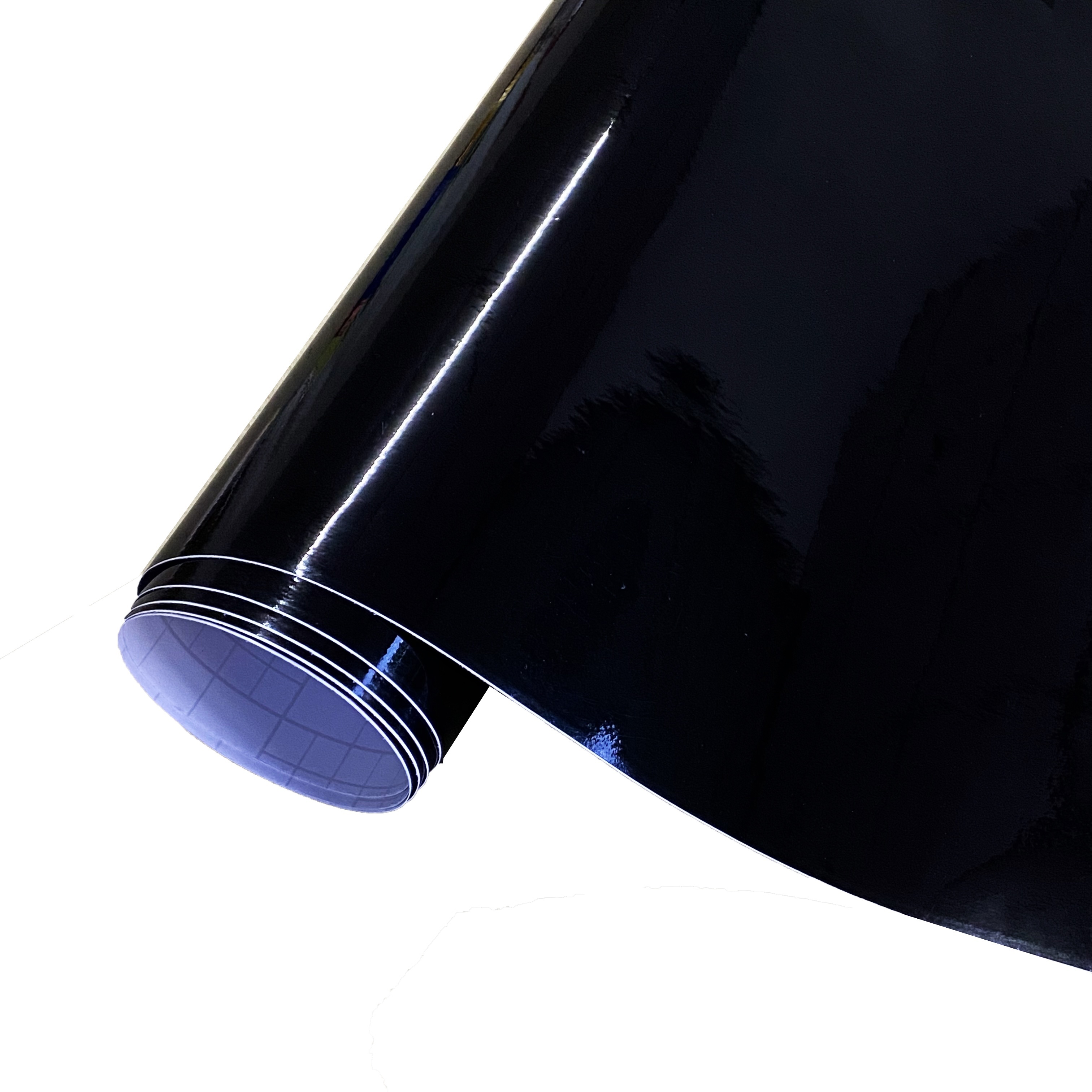 Black Gloss Vinyl Car Wrap Film Self Adhesive Sticker Air Bubble