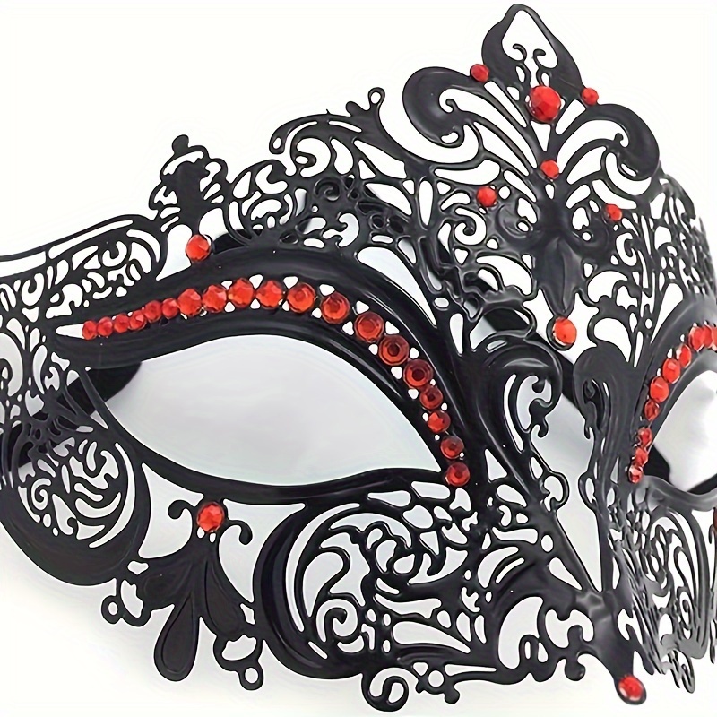 Masquerade Mask for Women Shiny Rhinestone Venetian Party Prom