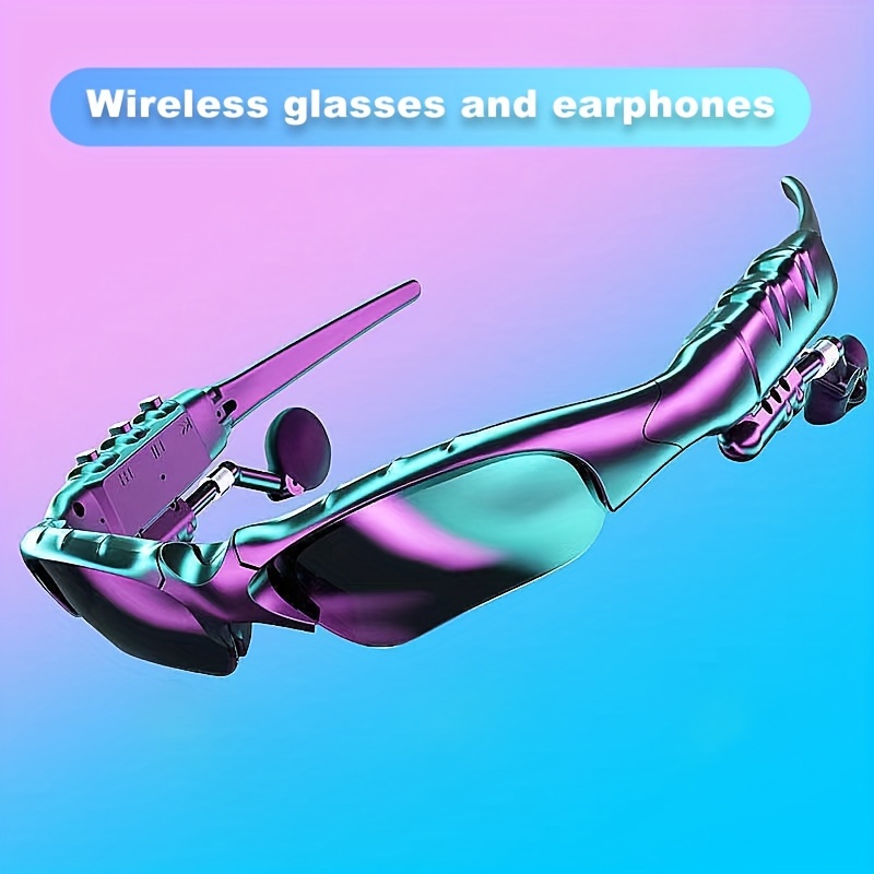 Occhiali Bluetooth a conduzione ossea per ascoltare musica + fare  telefonate