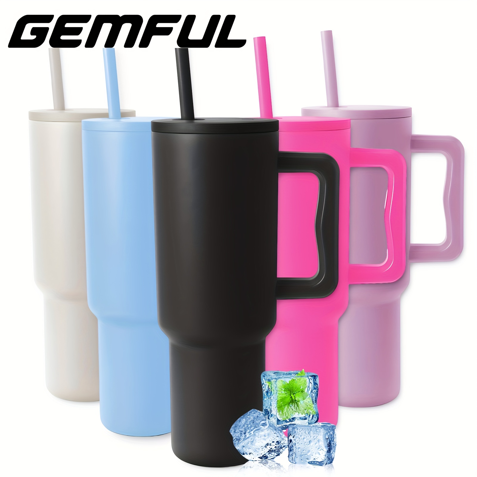 Simple Modern 30 oz Tumbler with Handle and Straw Lid | Insulated Cup  Reusable S
