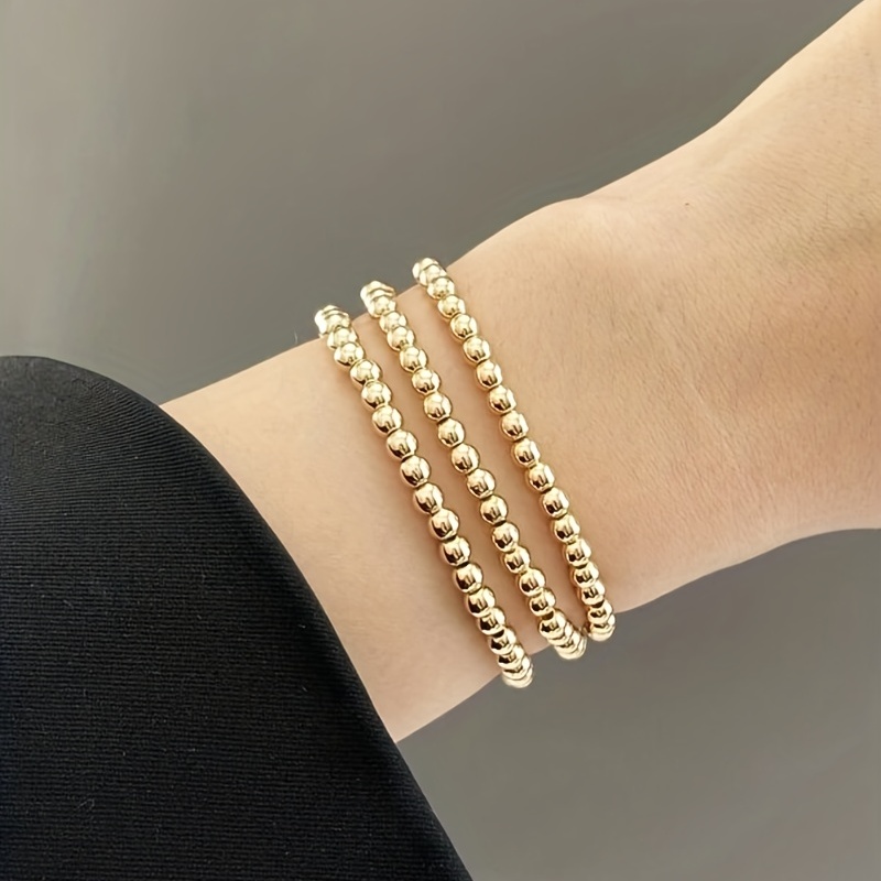 5mm stainless steel bead 26 letters bracelet femme A-Z custom