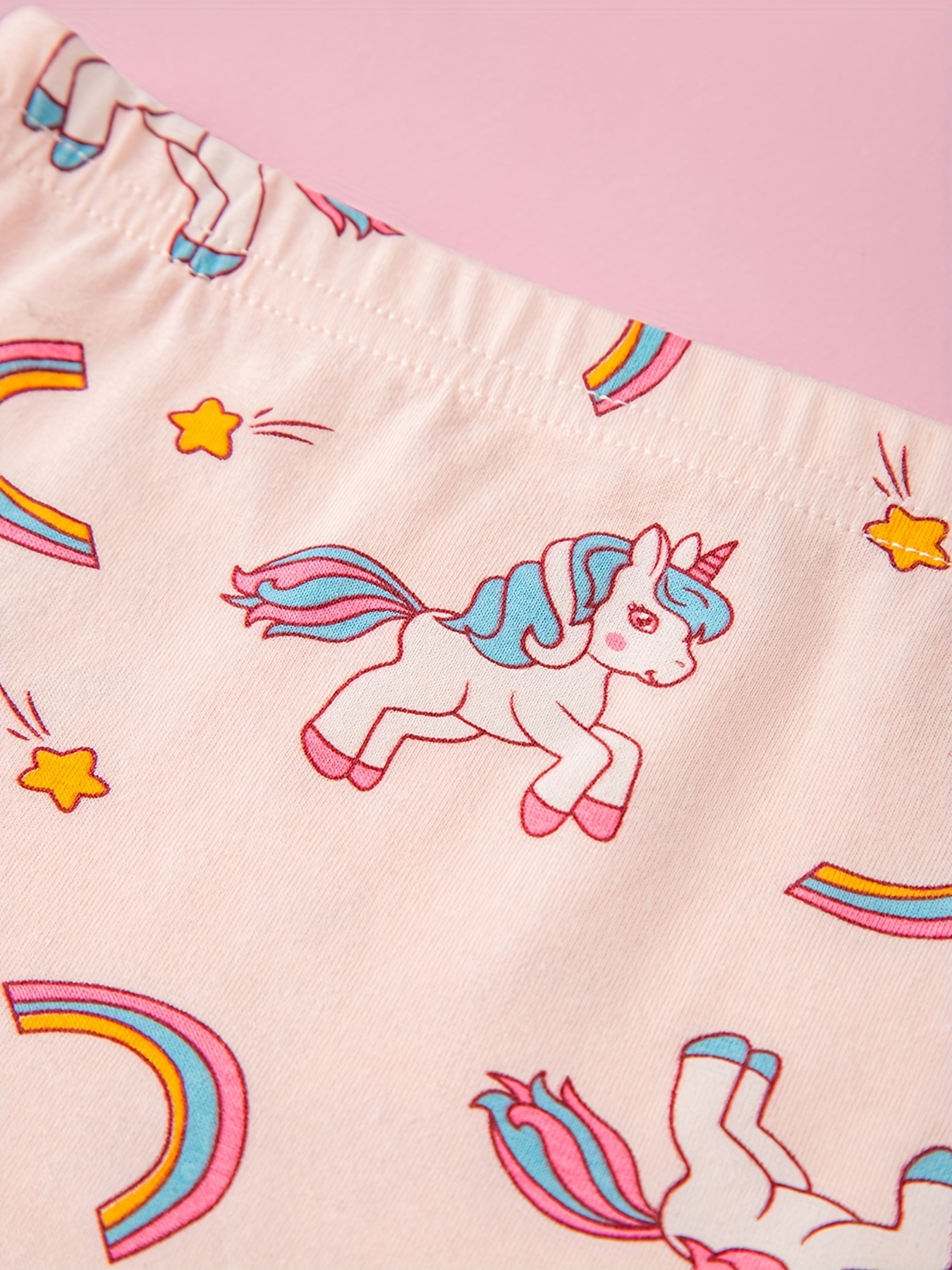Unicorn Animal Child Girls Underwear Kids Boxer Shorts Soft Pure
