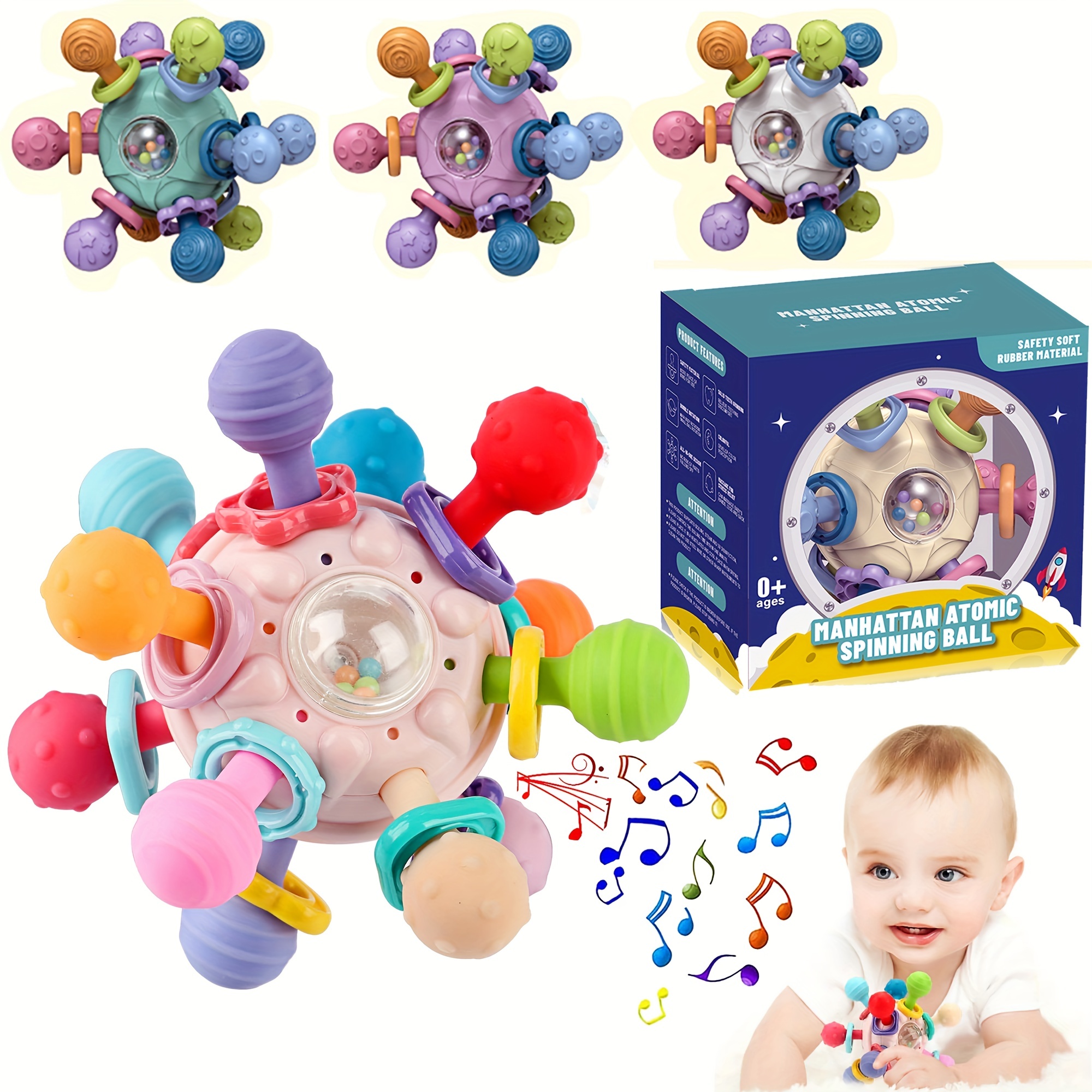Sonajeros de muñeca para bebés de 0 a 6 meses, calcetines de sonajero para  bebés, juguetes de bebé de 0 a 3 meses, regalo para recién nacidos para