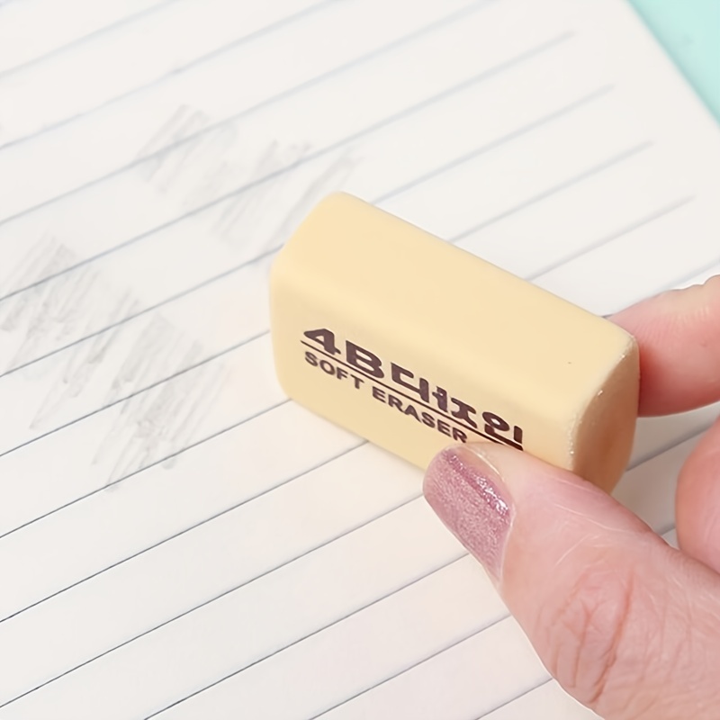 Pencil Erasers Soft Rubber Eraser For Drawing Writing - Temu