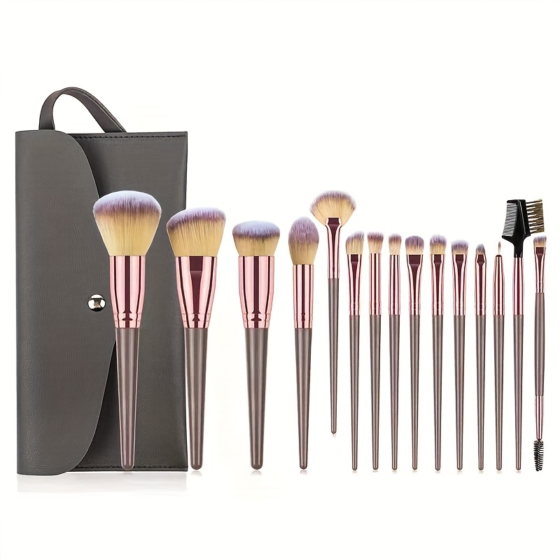 Set De Brochas Maquillaje Profesional De Ojos Organizador 20