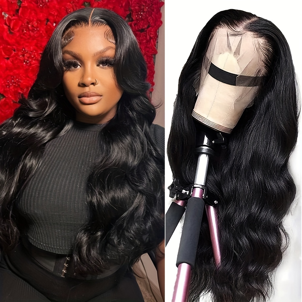 Sleek Lace Front Human Hair Wigs 13X4 Straight Lace Frontal Wigs For Women  Brazilian Pre-plucked Hairline with Baby Hair Wigs