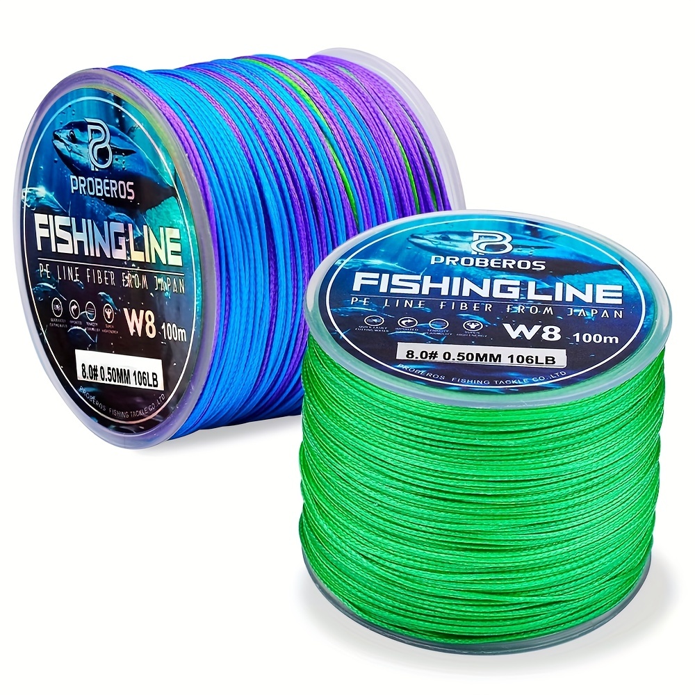 Cable Fishing Line8-strand Braided Fishing Line 10-200lb - Saltwater &  Freshwater Pe Cord