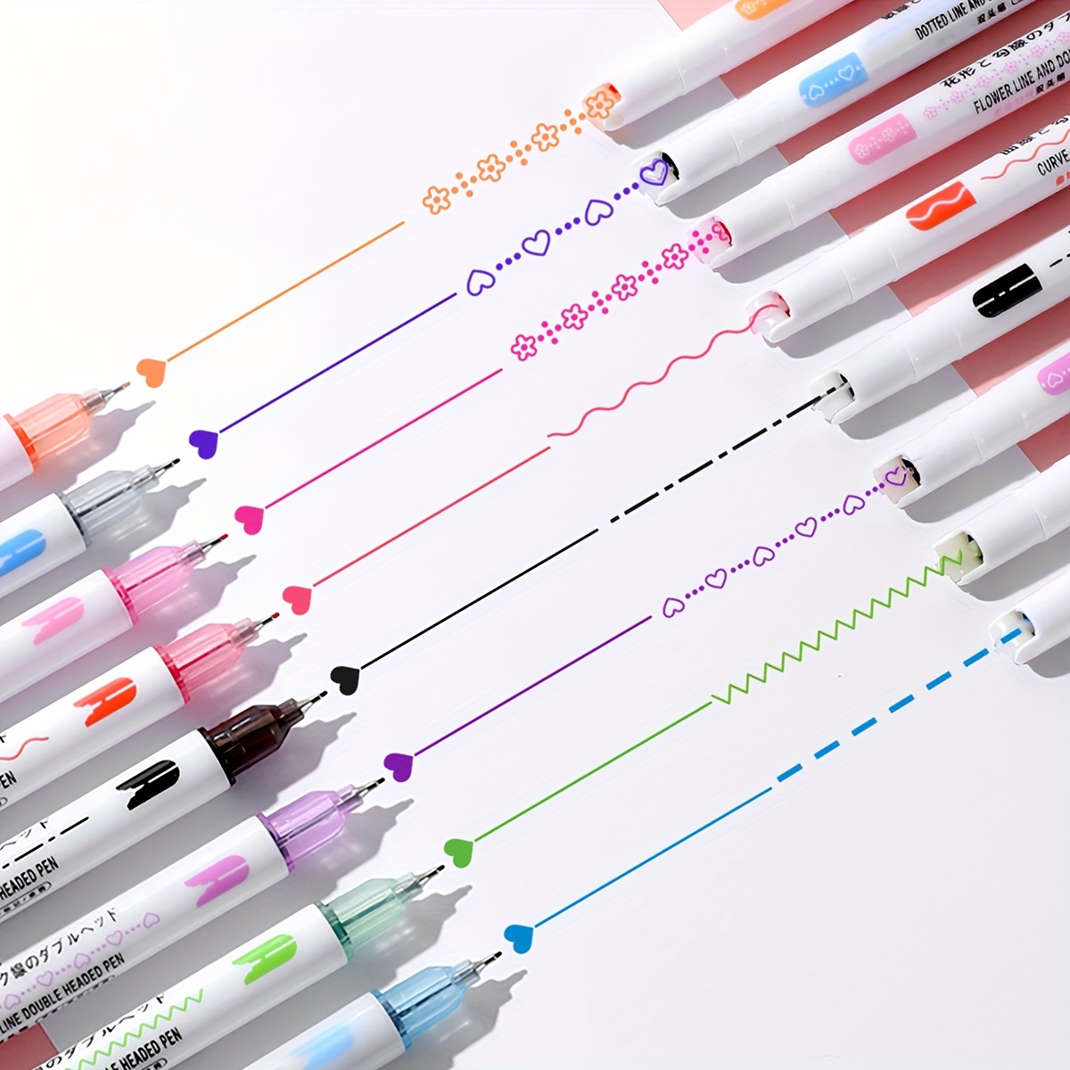 Cute Highlighters Markers With Dual Tips Perfect For Drawing - Temu