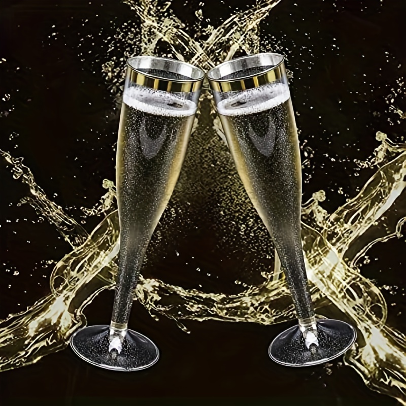 50 Pezzi Flûtes Champagne Oro Bicchieri Champagne Usa E - Temu Switzerland