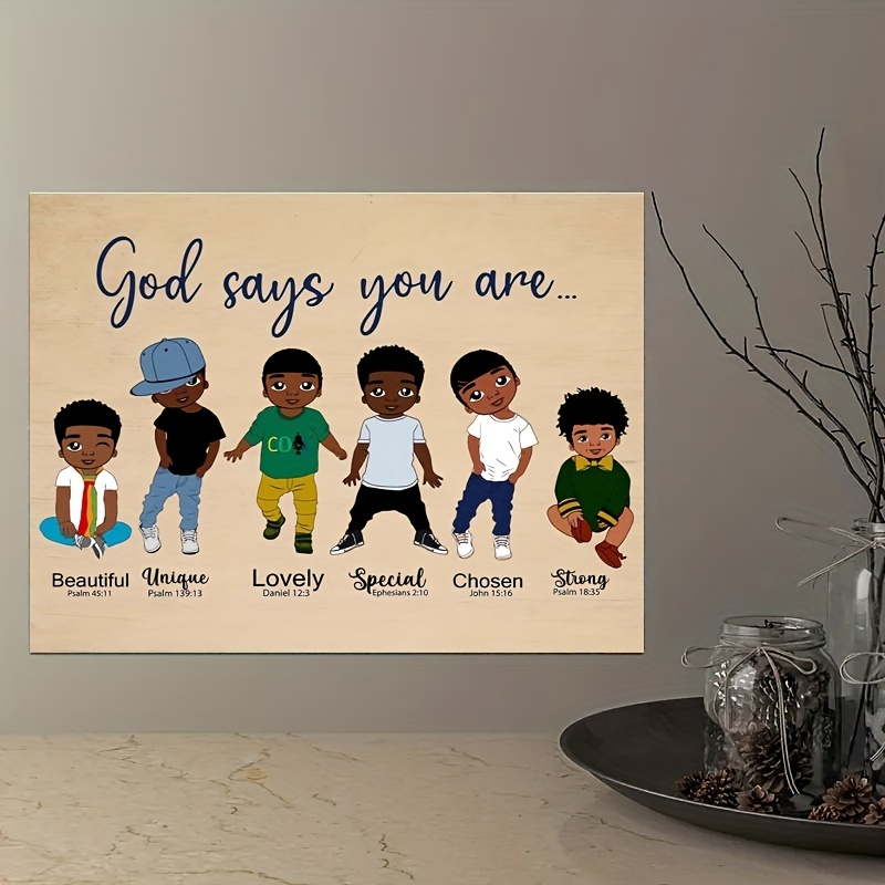 Winston Porter Motivational African American Boy Art Poster On Canvas  Painting