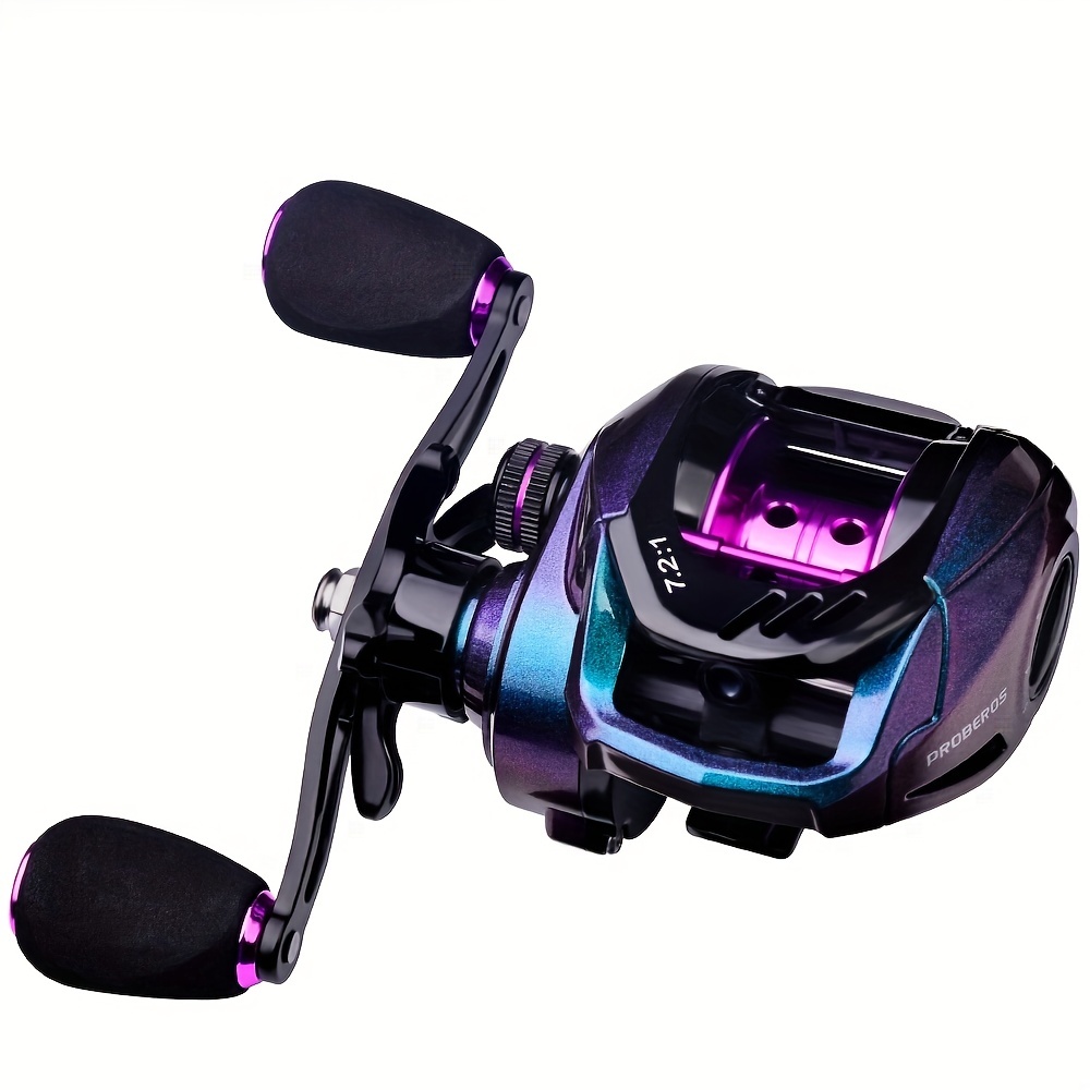 Color Changing Metal Drop Lure Reel - 4+1 Shaft, 7.2:1 Gear Ratio, Outdoor  Fishing Accessory with Smooth Retrieval and Enhanced Casting Accuracy