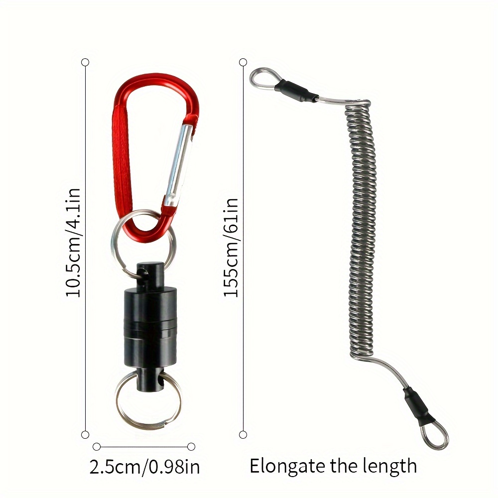Fishing Lure Hanging Buckle With Anti lost Rope Magnetic - Temu