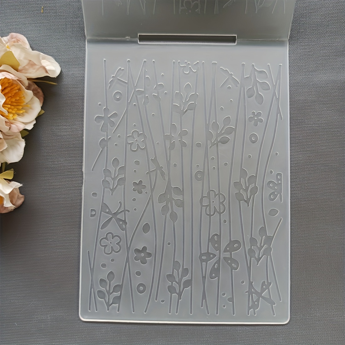  Plastic Embossing Folders for Card Making, Small