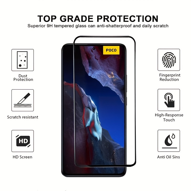 Tempered Glass Screen Protector For Xiaomi Poco X3 Pro X3 NFC F3 11 Pro K40  9T