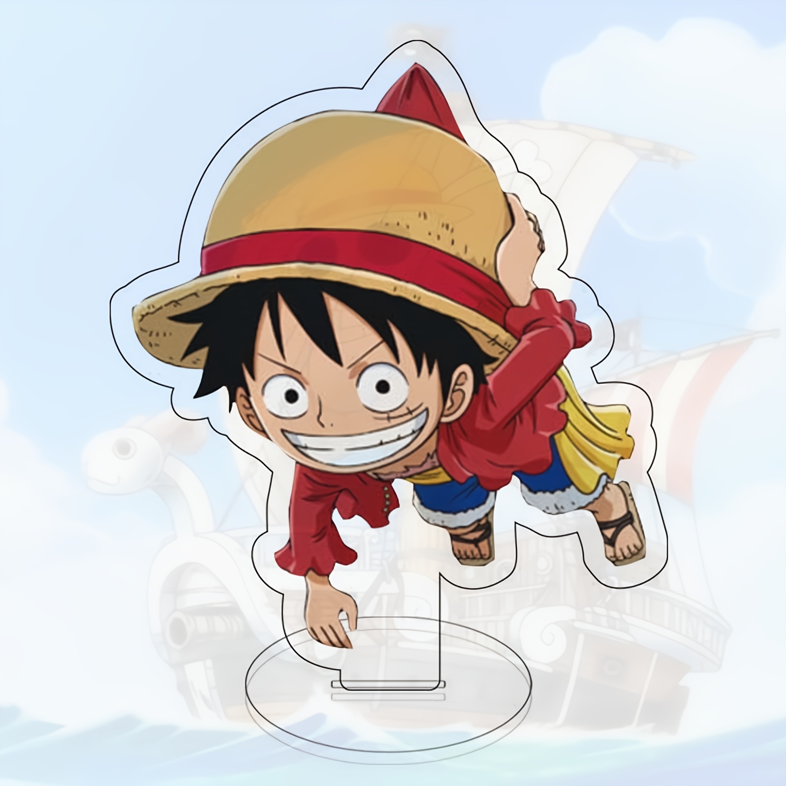 Anime One Piece Clothes Luffy Cosplay Costume Accessories, 8pcs/set