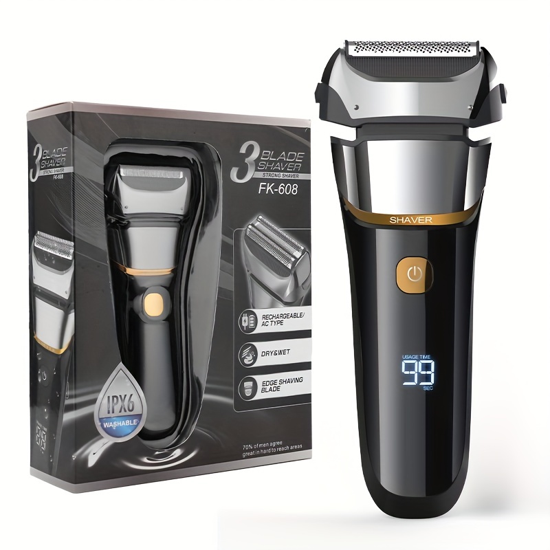 Electric Hair Trimmer USB Rechargeable Indicator Shaver Portable
