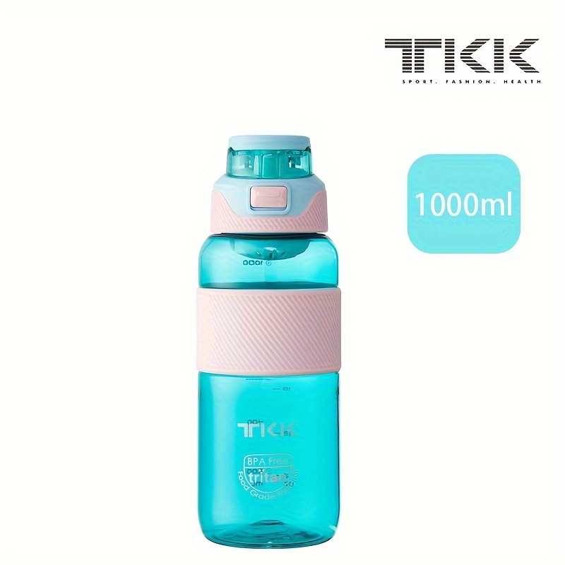 Sports Water Bottle 1000ml, BPA Free Tritan Non-Toxic Plastic