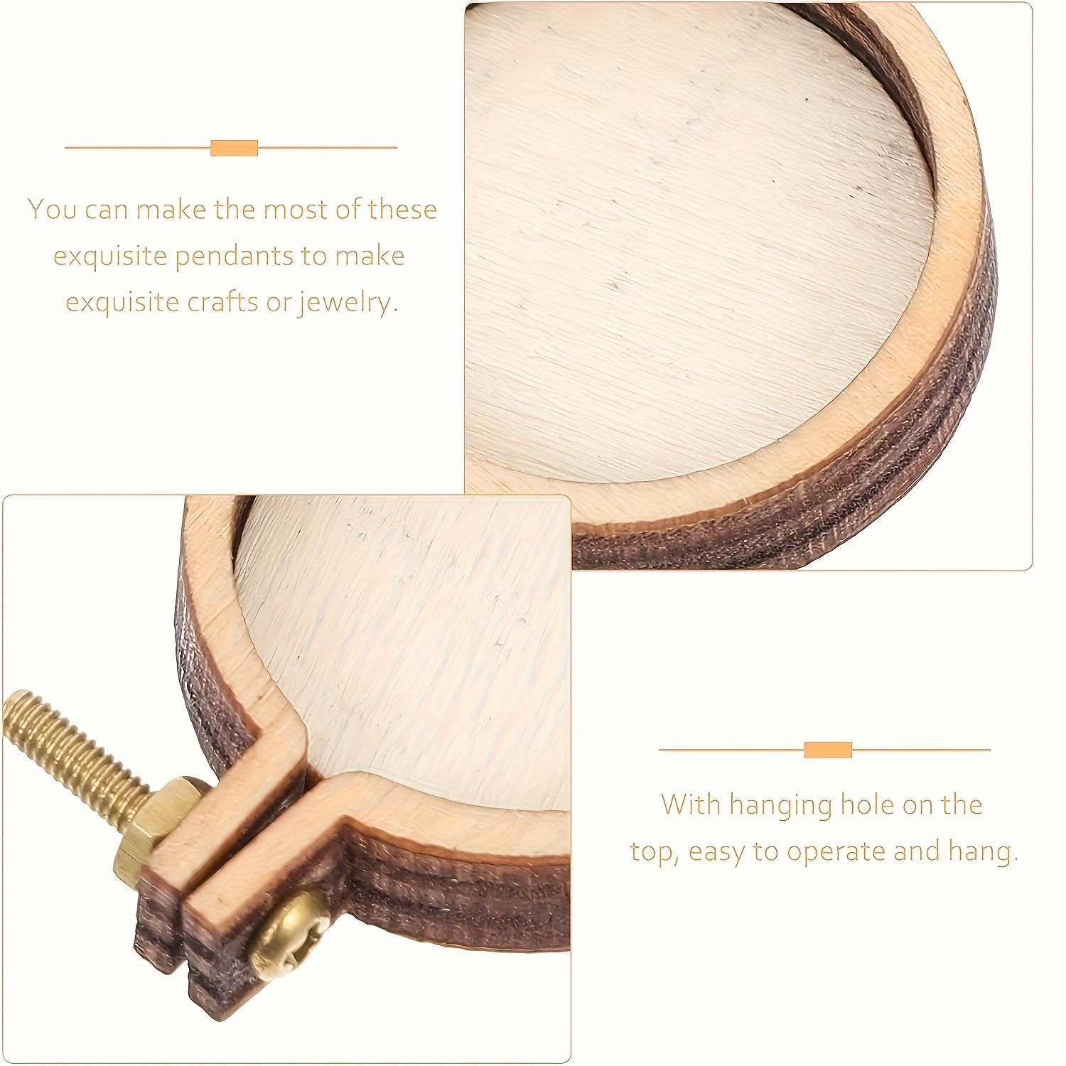 Mini Embroidery Hoop Tiny Wooden Round Circle Frame for Cross Stitch  Embroidery and DIY Jewellery Pendant Making 