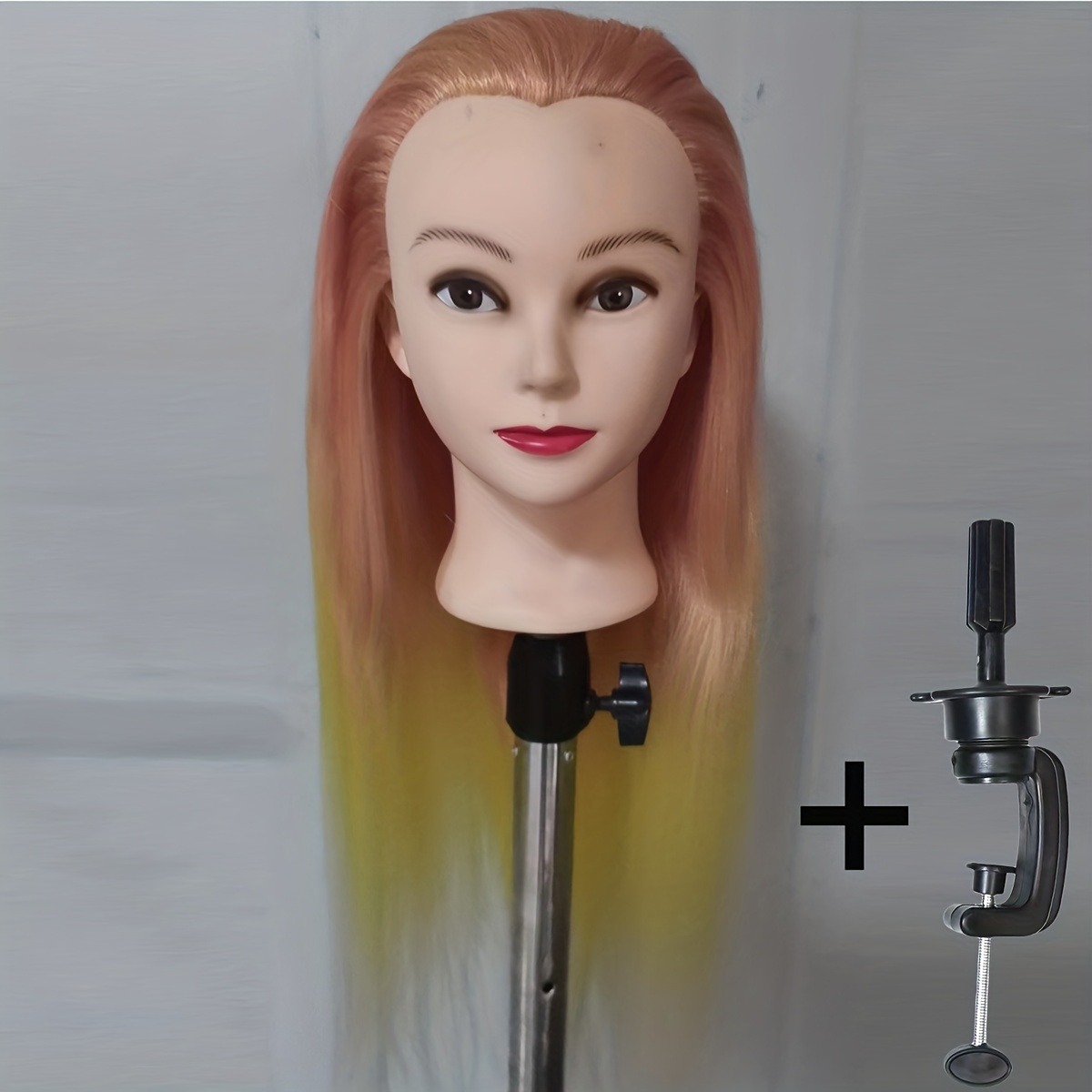 AIMEI Adjustable Wig Tripod Stand Hair Mannequin Training Head