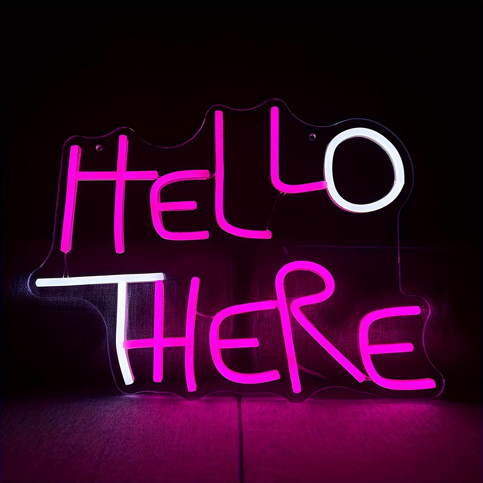 Large Size LED Neon Light Sign with Back Panel USB Neon Sign Light