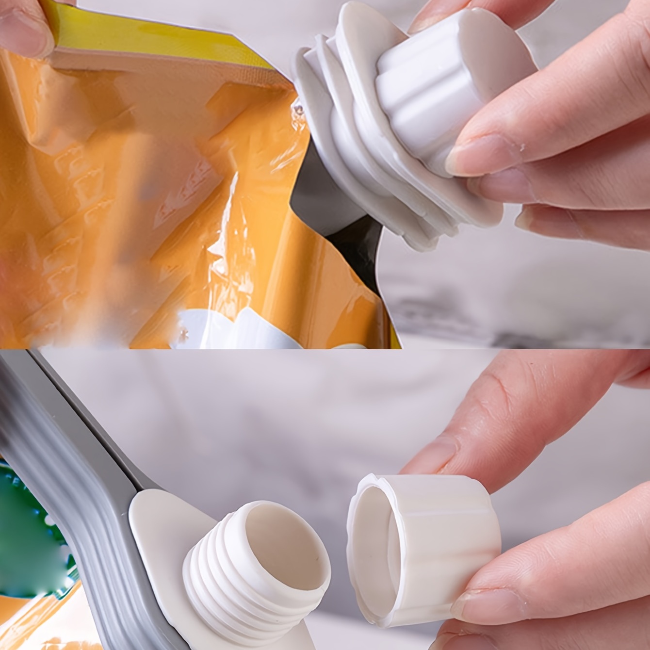 plastic food snack bag pouch clip sealer