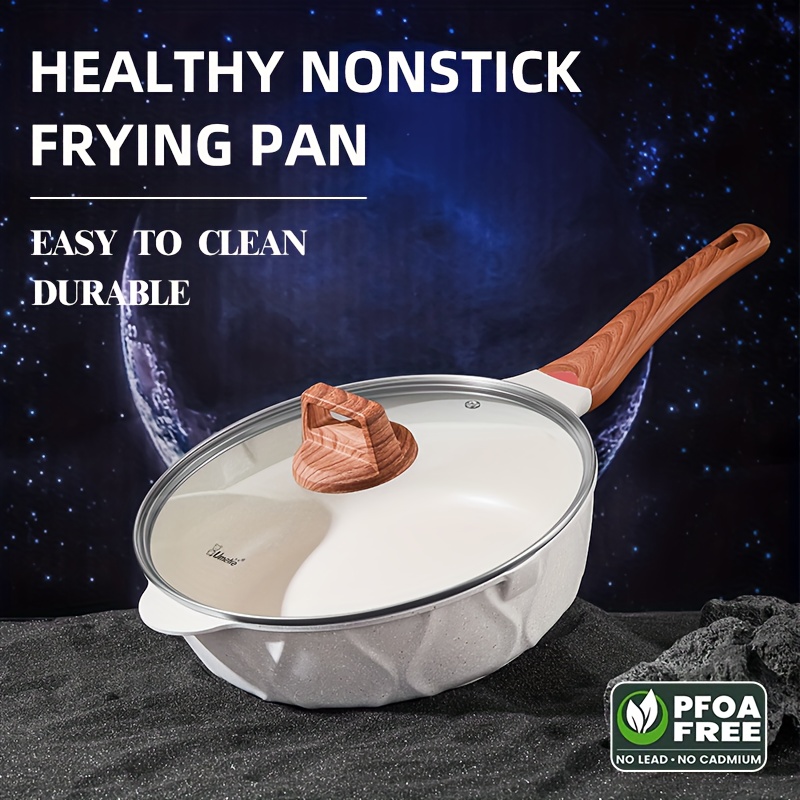 Nonstick Frying Pan White Medical Stone Skillet Egg Fry Pan - Temu