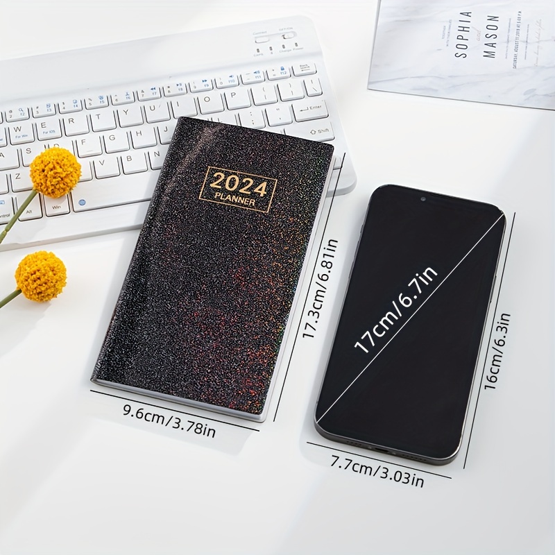 Goods In stock 2024 A4 English Daily Planner Notebook Thin - Temu