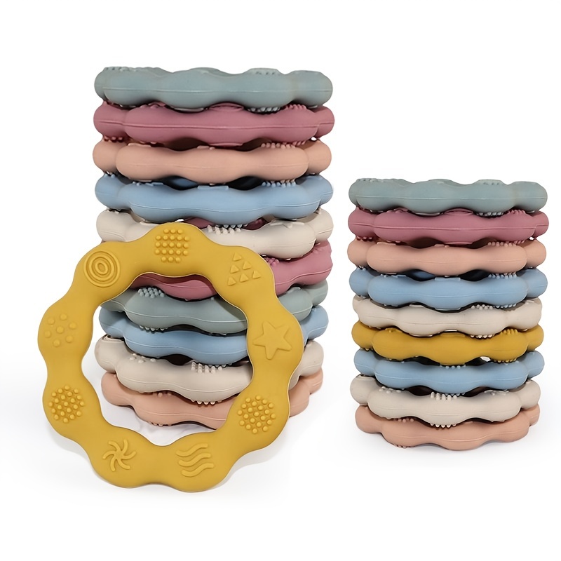 Food Grade Silicone Beads Kids Bite Glue Toys Baby Teeth - Temu