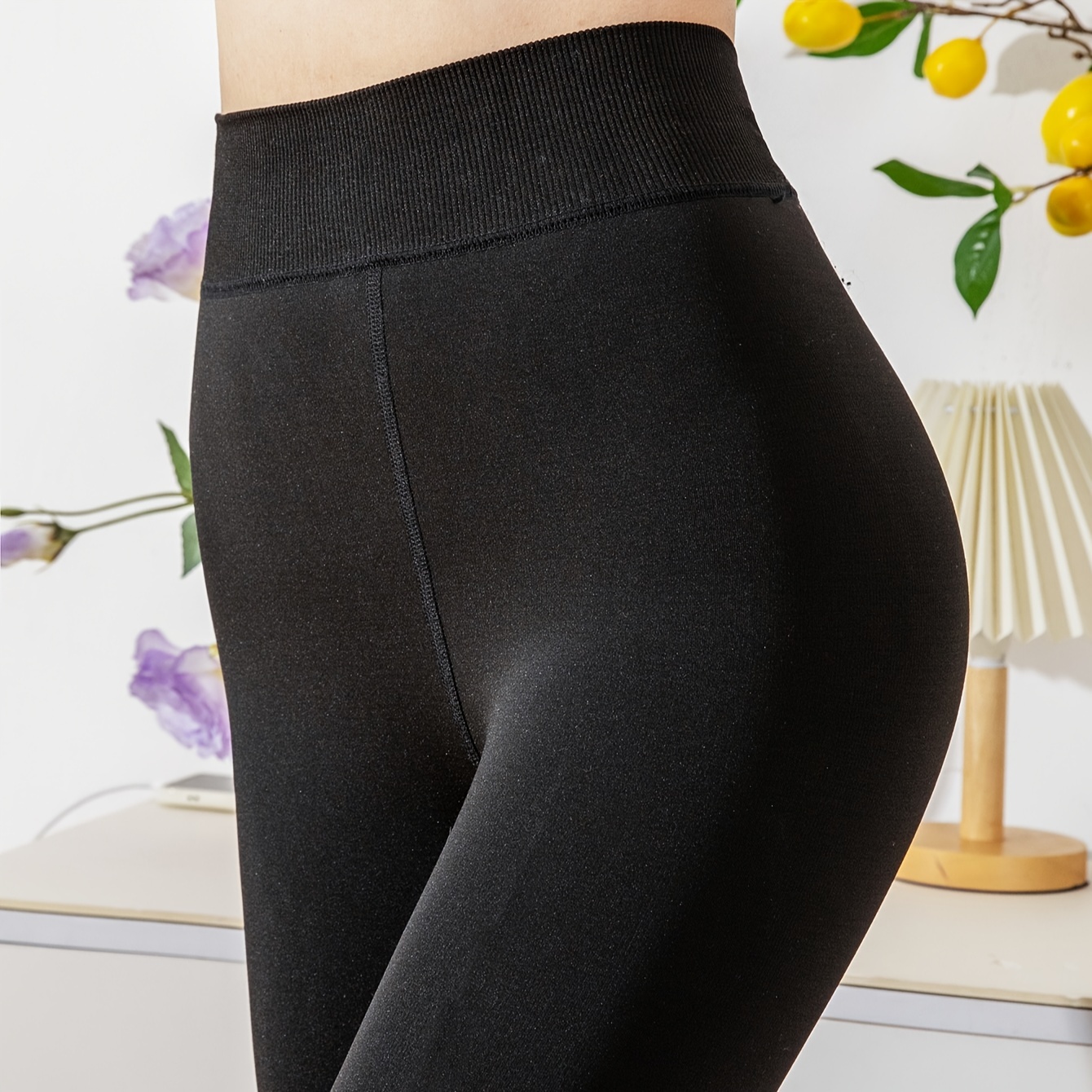 Pants Clearance Women'S Large Size Leggings Thermal Pantyhose Tights High  Elastic Opaque Tights, Winter Warm Elastic Pants Fleece Lined Thick Black