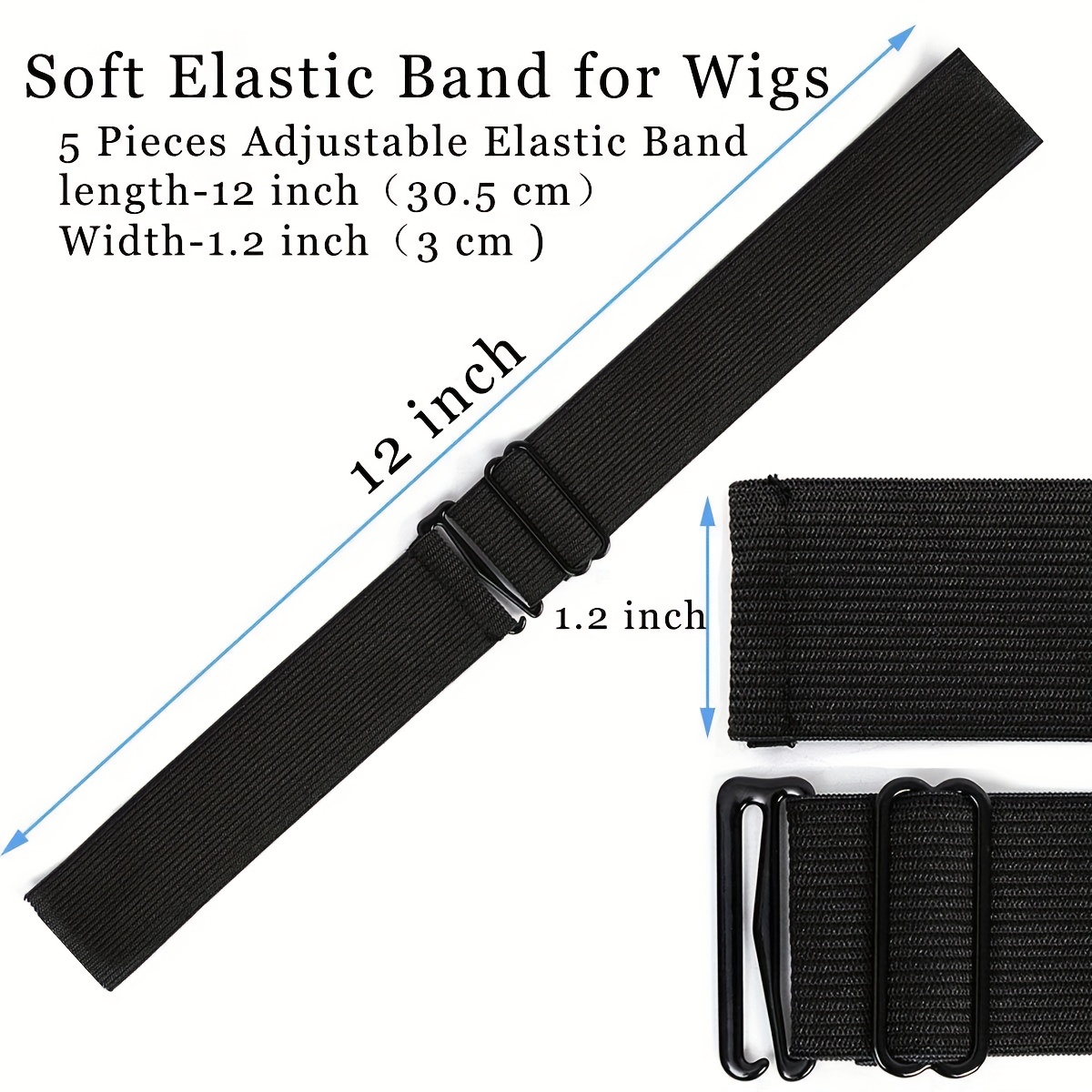 Adjustable Elastic Band For Wigs Removable Elastic Belt For