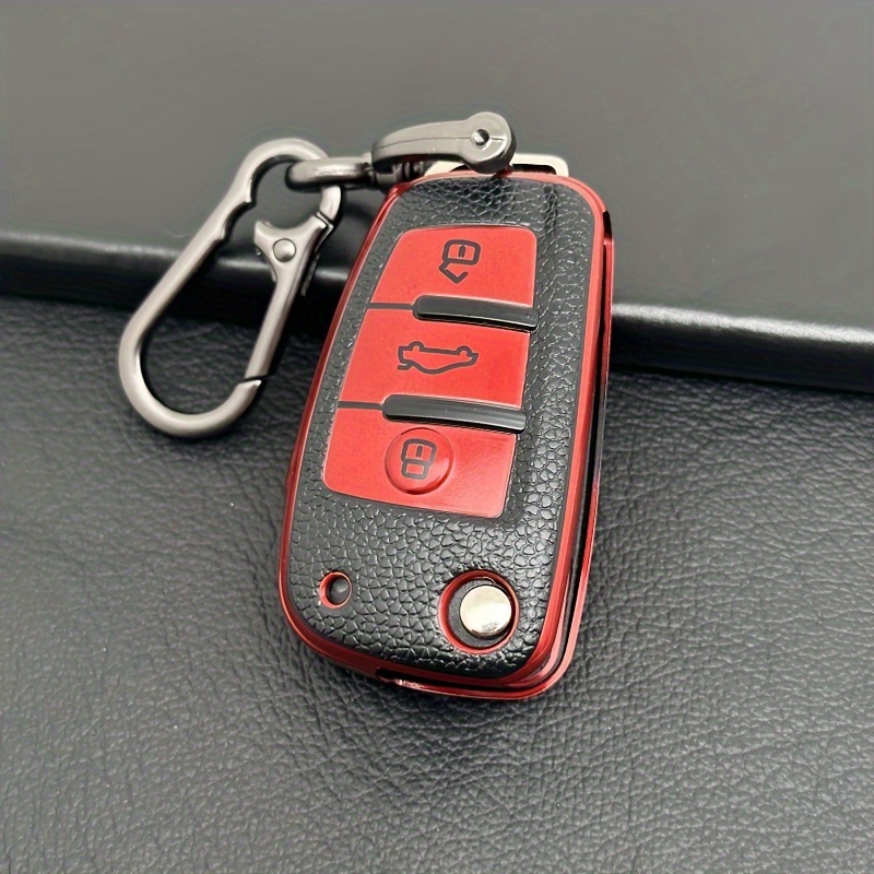 Car Key Case Cover Keychain Q3 Q Ai4 A Q7 A6i A7 A3 A8 - Temu