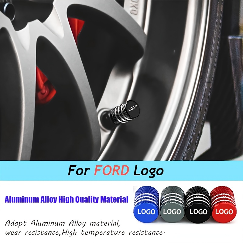 4pcs Car Suzuki Logo Wheel Rim Tire Valve Dust Cover Air Caps Metal
