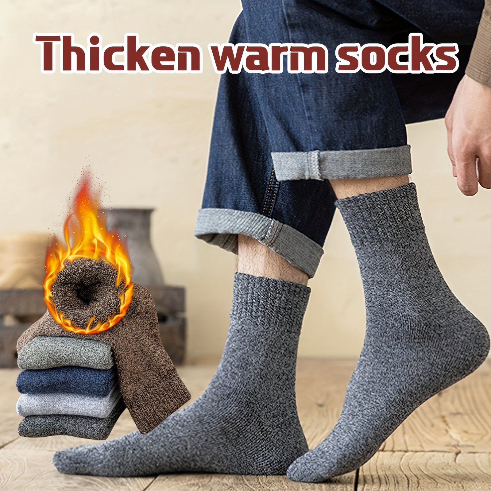 Cozy Women's Winter Thermal Socks Soft Fleece Lined Perfect - Temu