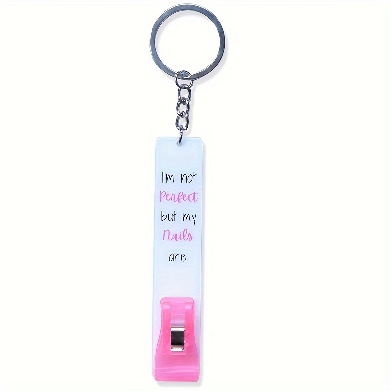 Card Grabber for Long Nails, Acrylic ATM Credit Card Puller Keychain For  Girls