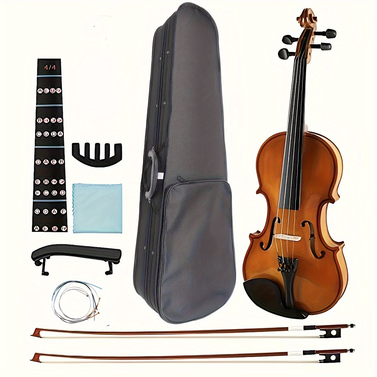 

Adults Violin Premium Violin For Beginners Ready To Play 4/4 Violin Student Beginner Violin Eid Al-adha Mubarak