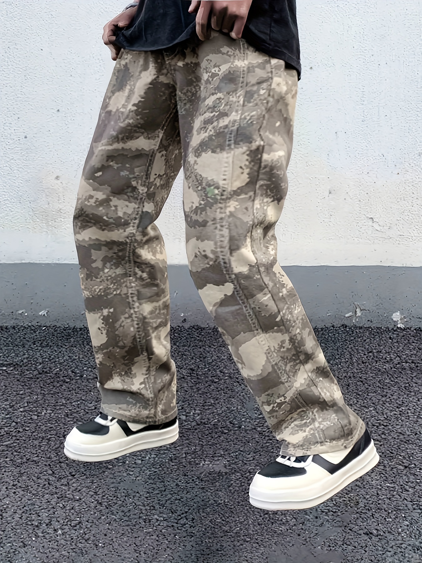 Pantalon de sport pour homme - Plusieurs poches - Camouflage - Pantalon de  bodybuilding - Pantalon cargo pour homme, camouflage, 36-41 : :  Mode