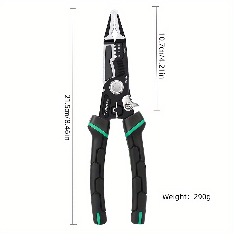 9 in 1 Professional Electrical Pliers Set: Durable Wire - Temu