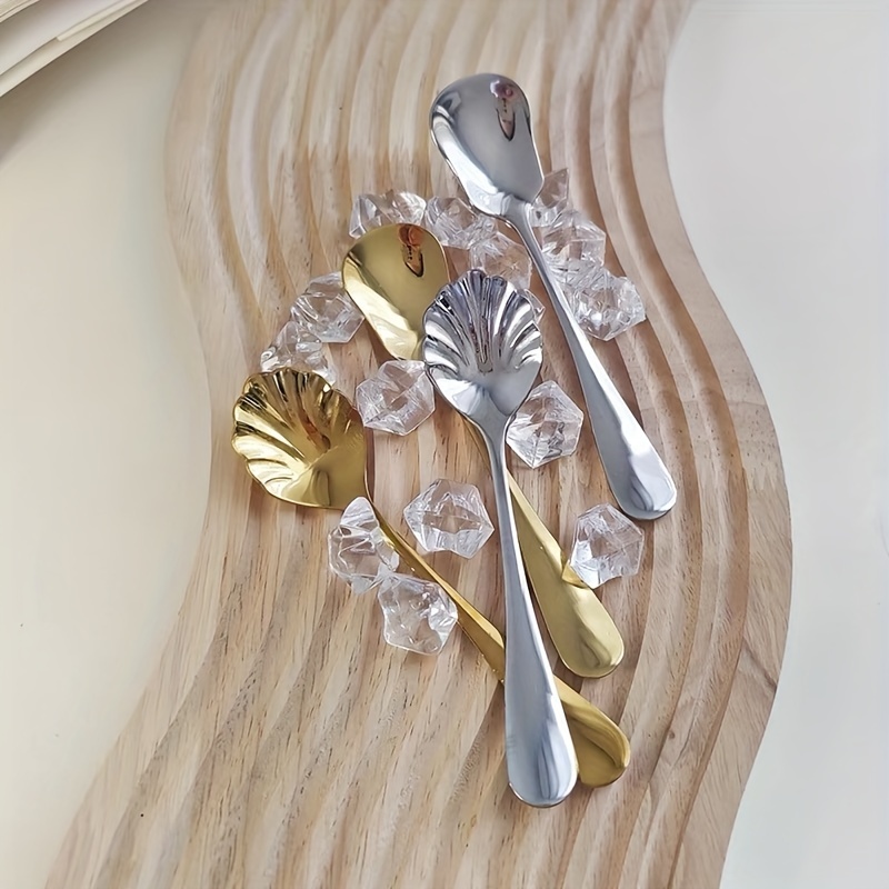 Christmas Spoon Gift Set Stainless Steel Pendant Coffee Spoon Gold Small  Spoon Gift for Christmas in 2023