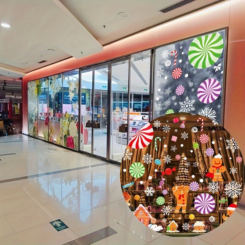 Christmas Gingerbread Man Window Stickers