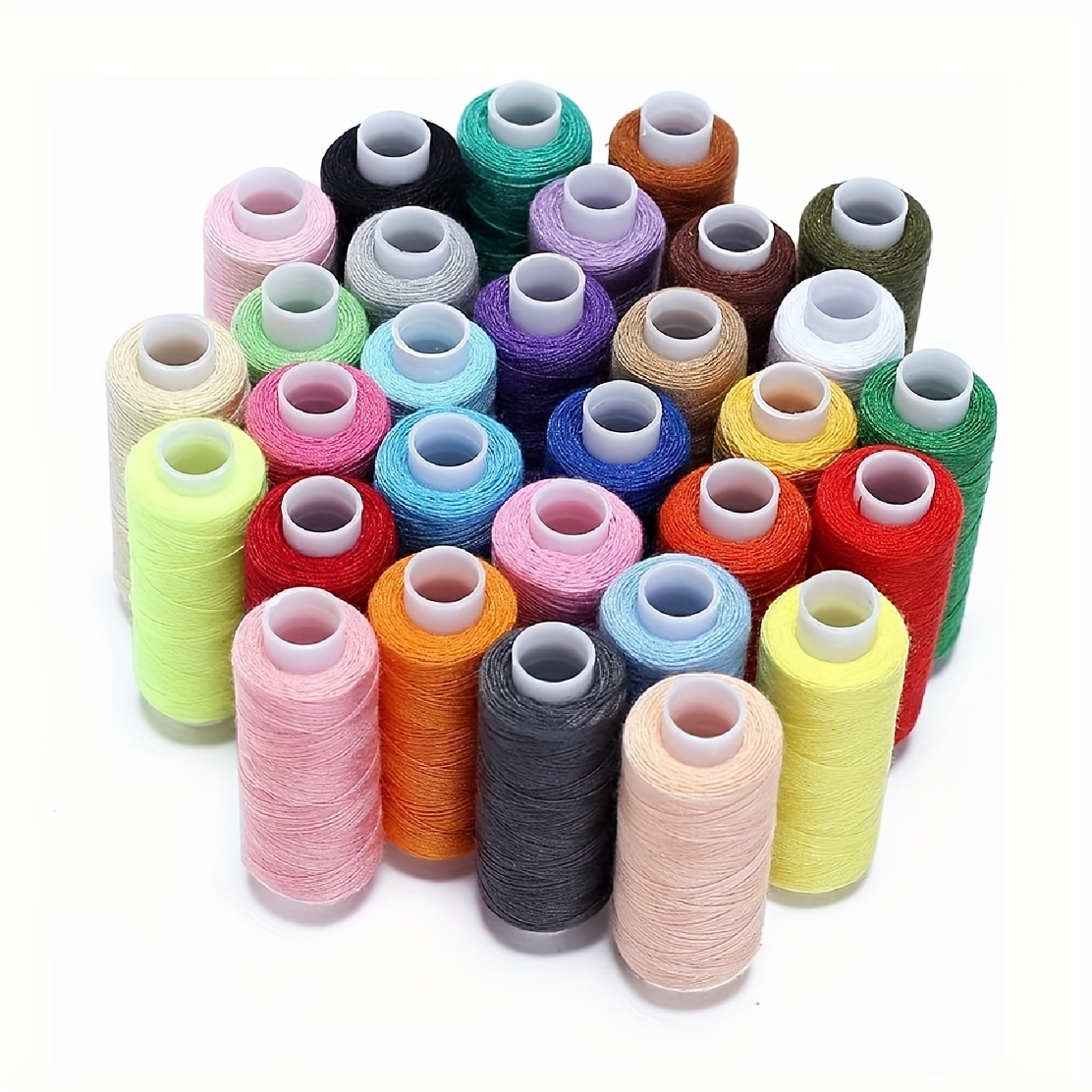Sewing Thread Kit 36 Colors Polyester 400 Yards Per Spool - Temu