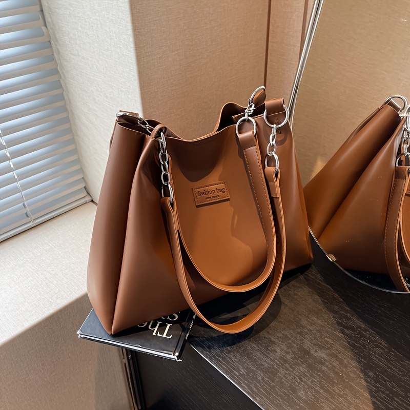 gold) Women Fashion Shoulder Bag Tote Large Handbag Office Ladies