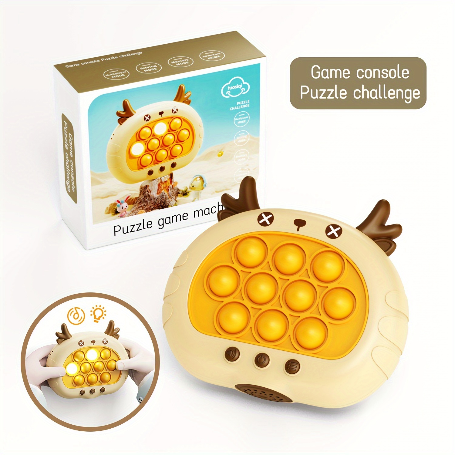 Jeu De Console De Puzzle Quick Push Bubble Toys Génération - Temu