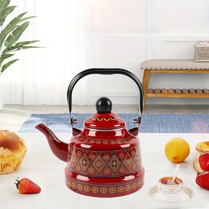 Red 2.5L Electric Kettle Fast Hot Boiling 1500W Stainless Kettle Teapot  Temperature Control Tea Pot for Office Home - AliExpress