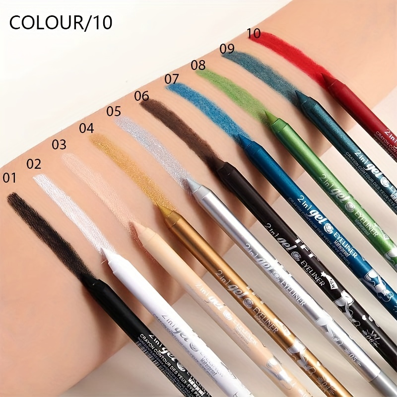 10 Eyeliner Pen Waterproof Smudge Proof Formula