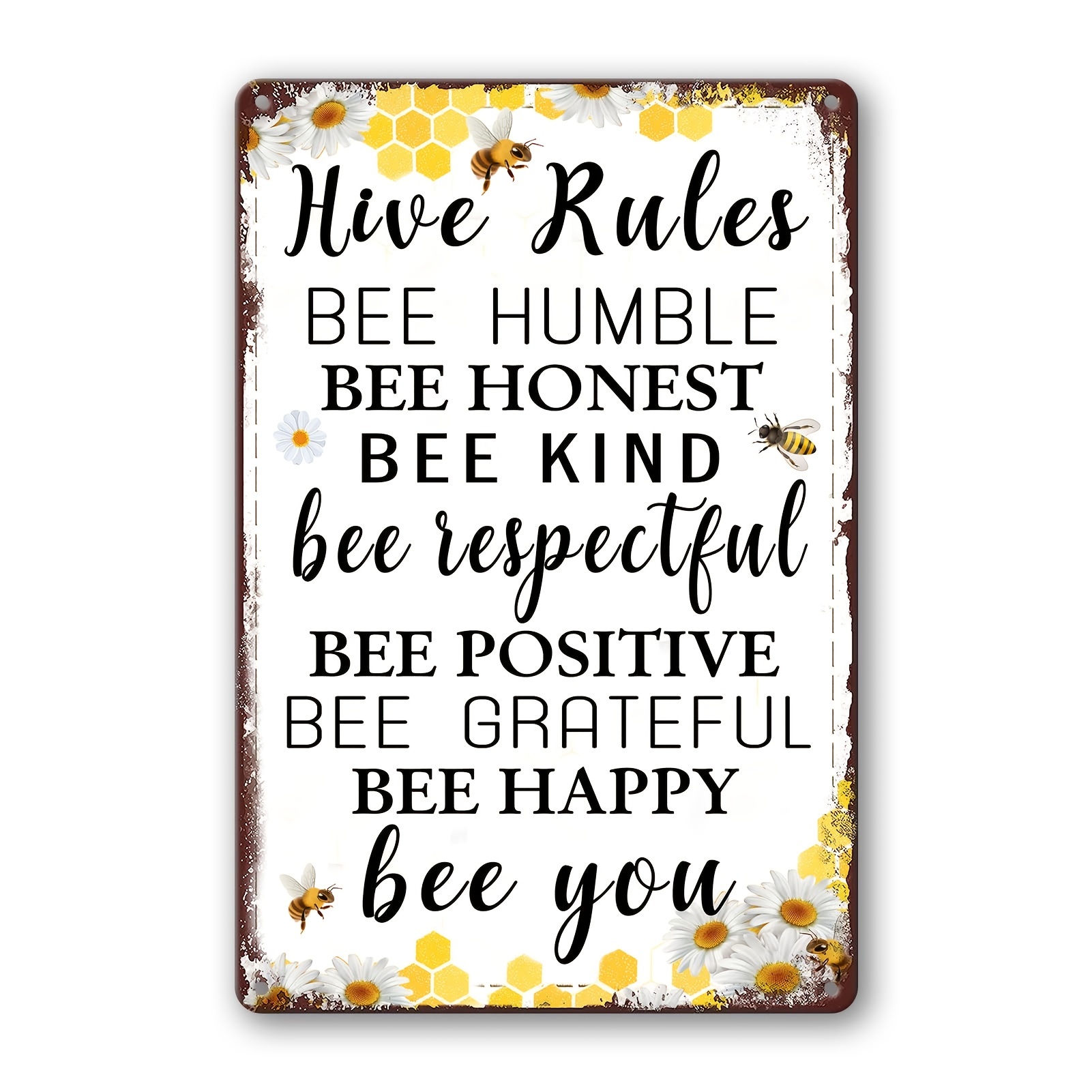 Bee Kind Wall Sign, Wall Decor, Bee Decor, Bee Sign, Bee Themed