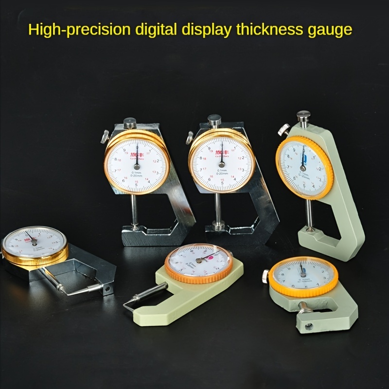Fabric Tape Measure for Body Measurements Metal Gauge Thickness Tool  Leather Measuring Tool Thickness Sander Testers Gage Pressure 1212  Thickness
