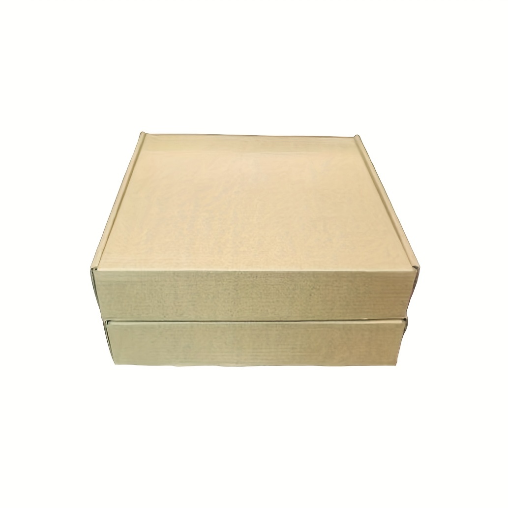 Paper Shipping Boxes Brown Corrugated Cardboard Storage Box - Temu
