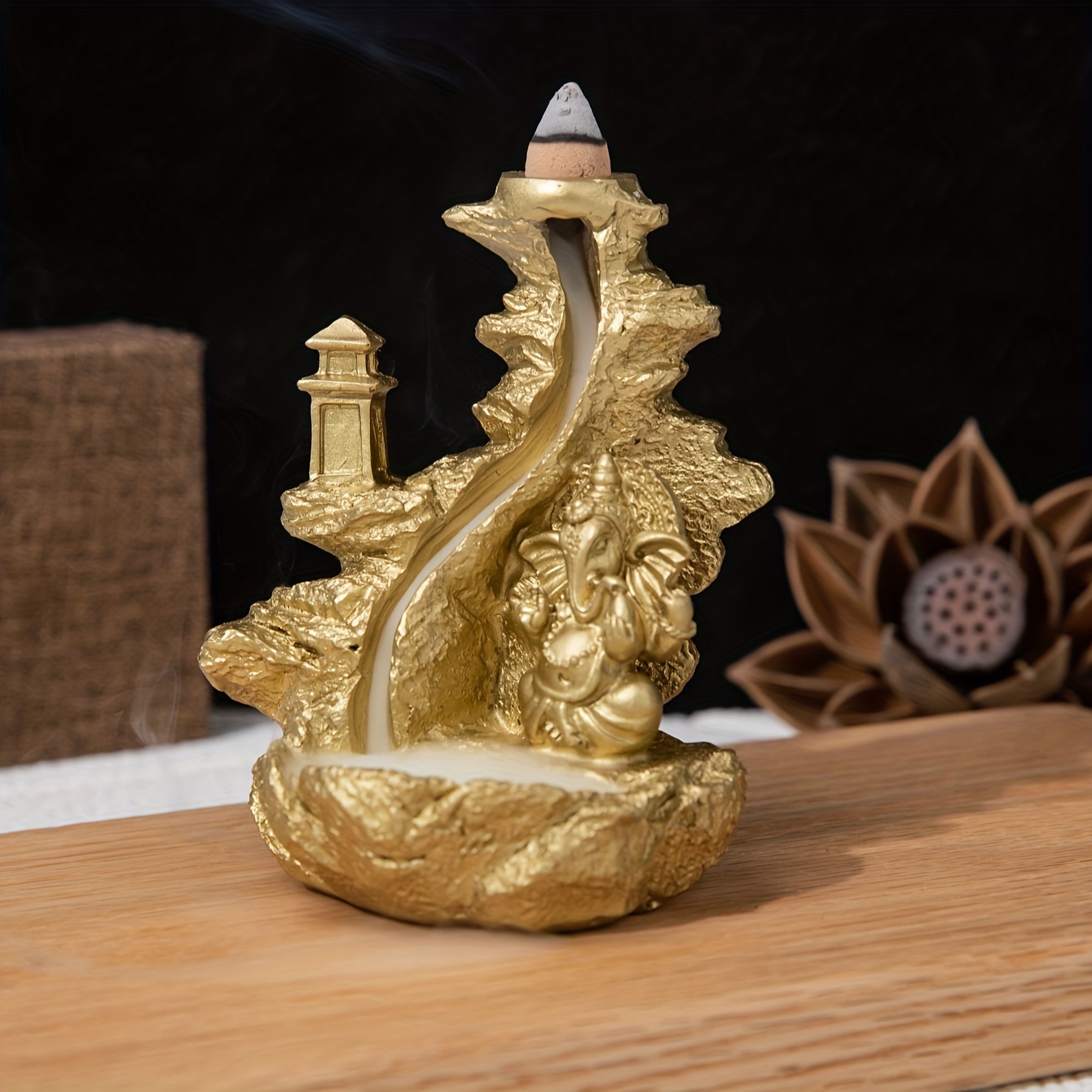 Backflow Incense Burner Waterfall Incense Burner - Temu