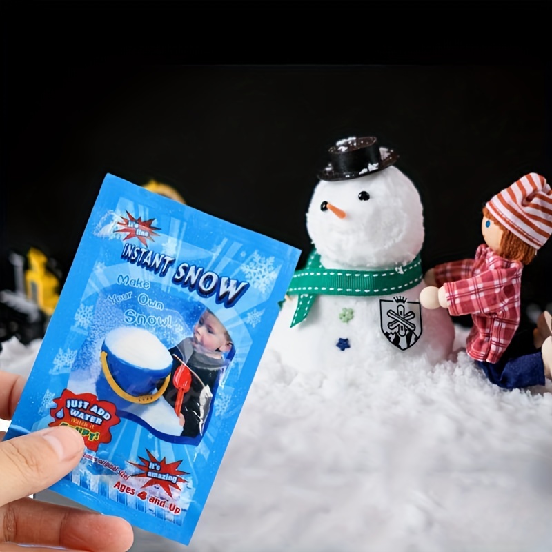 Instant Snow Magic Snow Snow Powder Simple And Safe Makes - Temu