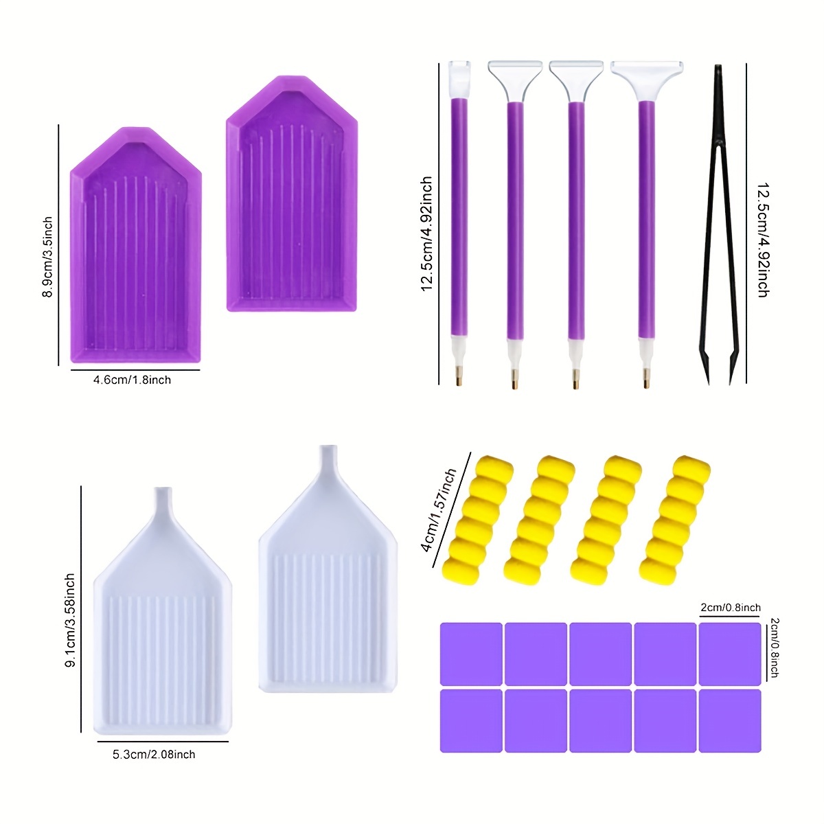 Diy Diamond Painting Tools Kit - Temu Australia